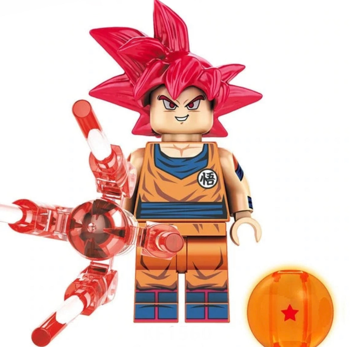 Dragon Ball Figure- Custom Goku Red Toy